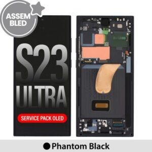 OLED Screen Replacement with Frame for Samsung Galaxy S23 Ultra 5G S918B